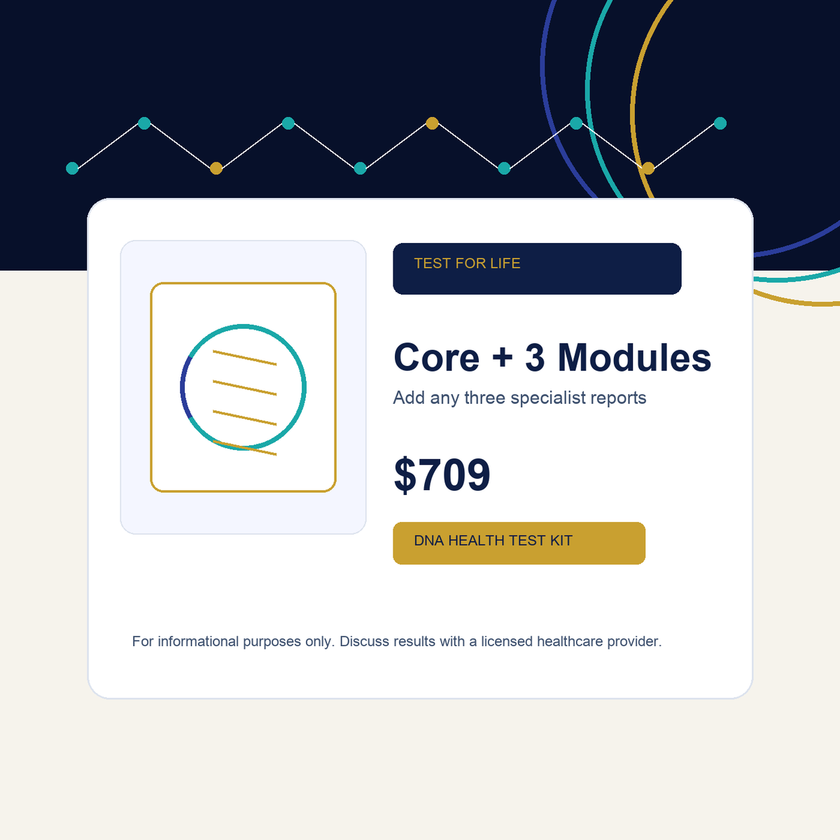 Test For Life DNA Health Test Kit